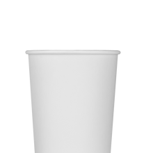 Load image into Gallery viewer, Wholesale 20oz Insulated Paper Hot Cups - White (90mm) - 300 ct
