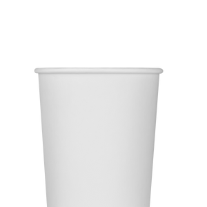 Wholesale 20oz Insulated Paper Hot Cups - White (90mm) - 300 ct