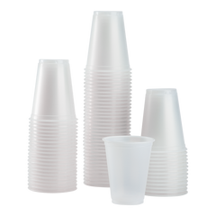 Wholesale 9oz Plastic Cold Cups (78mm) - 2,500 ct