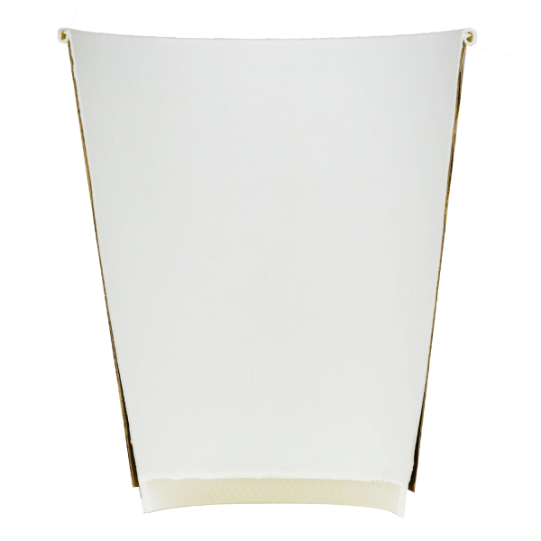 Wholesale 12oz Ripple Paper Hot Cups - Kraft (90mm) - 500 ct