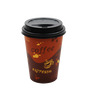 Wholesale 12oz Generic Paper Hot Cups and Black Sipper Dome Lids 90mm