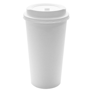 Wholesale 20oz White Paper Hot Cups and White Enclosure Lids 90mm
