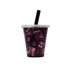 Wholesale 12oz Plastic Ribbed Cold Cups (90mm) - 1,000 ct