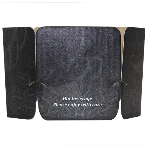 Wholesale Tulip Cup Sleeves - Ebony - 1,000 ct