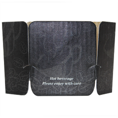 Wholesale Tulip Cup Sleeves - Ebony - 1,000 ct