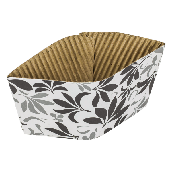 Wholesale Traditional Cup Sleeves - Fleur Black - 1,000 ct