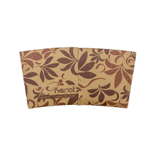 Load image into Gallery viewer, Wholesale Traditional Cup Sleeves - Fleur Brown - 1,000 ct

