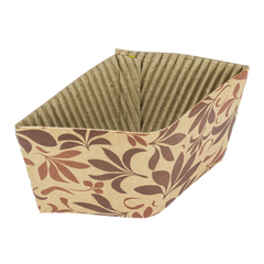 Wholesale Traditional Cup Sleeves - Fleur Brown - 1,000 ct