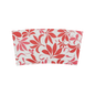 Wholesale Traditional Cup Sleeves - Fleur Red - 1,000 ct