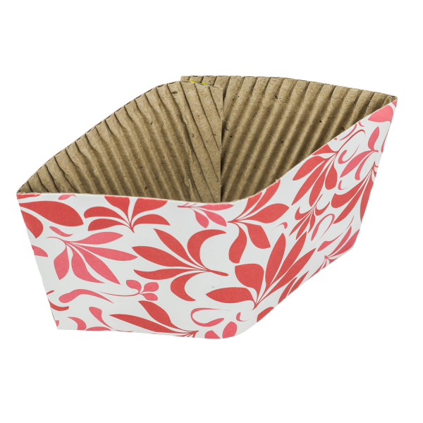 Wholesale Traditional Cup Sleeves - Fleur Red - 1,000 ct