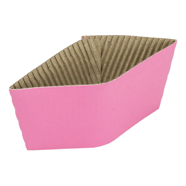 Wholesale Traditional Cup Sleeves - Pink - 1,000 ct, C5300 (Pink)