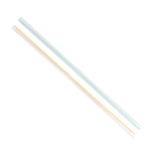 Load image into Gallery viewer, Wholesale 7.5&#39;&#39; Jumbo Straws (5mm) - Unwrapped - Mixed Striped Colors - 8,000 ct
