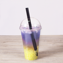 Load image into Gallery viewer, Wholesale 9&#39;&#39; Unwrapped Boba Straws (10mm) - Black - 3,500 ct
