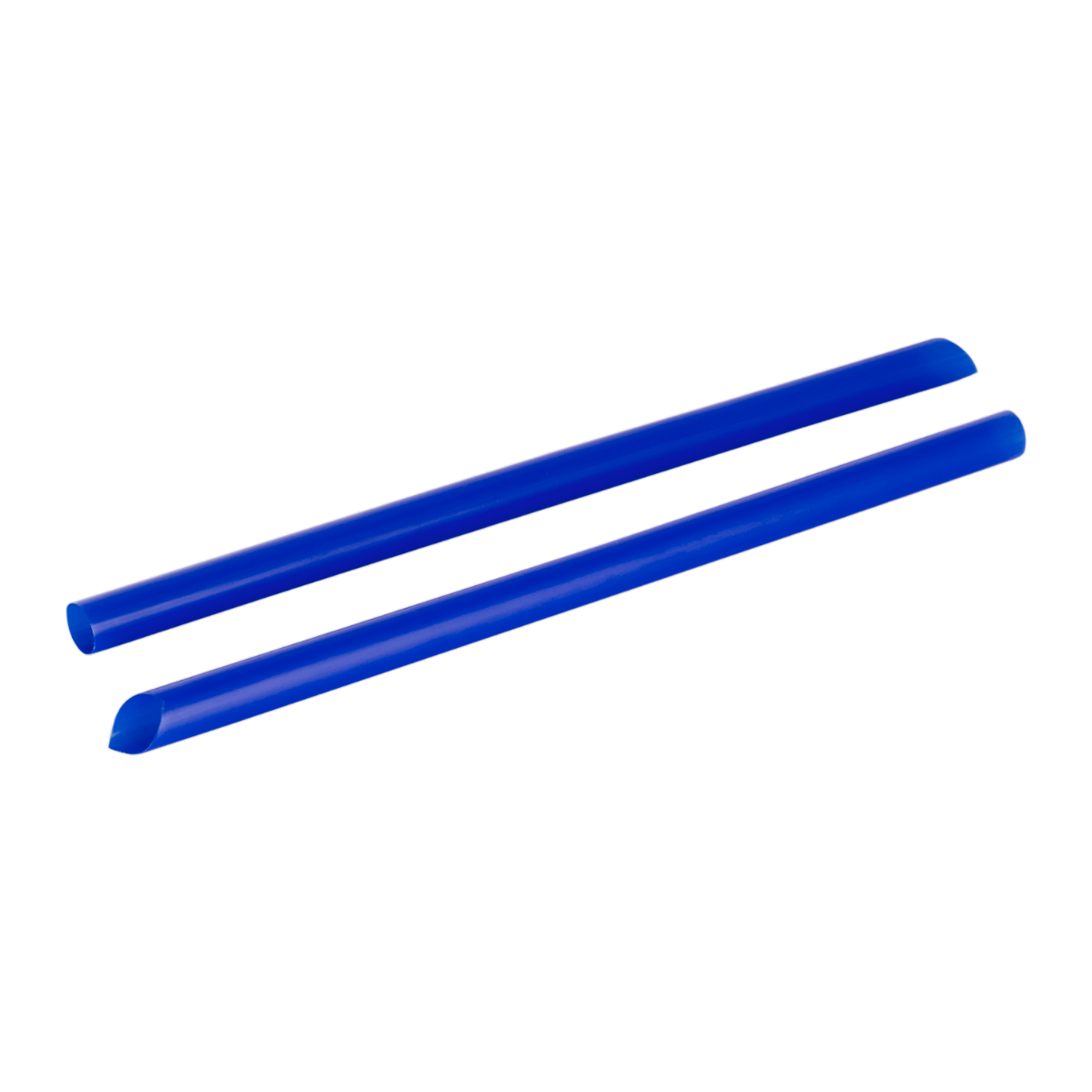 Wholesale 9'' Colossal, Blue, Poly Wrapped Straw - 1,600 ct