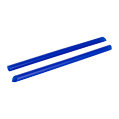 Wholesale 9'' Colossal, Blue, Poly Wrapped Straw - 1,600 ct