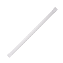 Load image into Gallery viewer, Wholesale 7.75&#39;&#39; Jumbo Straws (5mm) Paper Wrapped - Clear - 2,000 ct
