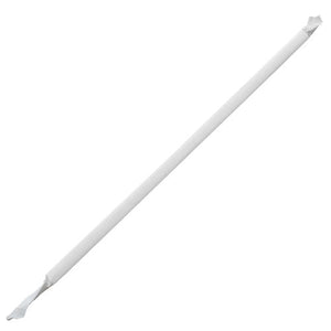 Wholesale 10.25'' Giant Straws (8mm) Paper Wrapped - Clear - 1,200 ct