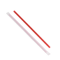 Wholesale 10.25'' Straws (8mm) Paper Wrapped - Red - 1,200 ct