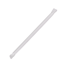 Load image into Gallery viewer, Wholesale 7.75&#39;&#39; Giant Straws (8mm) Paper Wrapped - Clear - 7,500 ct
