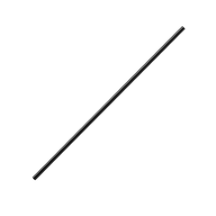 Wholesale 5.75" Plastic Stir Straw Paper Wrapped, Black - 10,000 ct