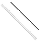 Wholesale 5.75" Plastic Stir Straw Paper Wrapped, Black - 10,000 ct