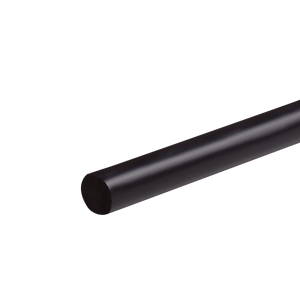 Wholesale 7.75'' Jumbo Straws (5mm) Unwrapped - Black - 12,000 ct