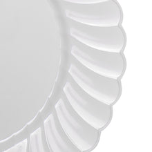 Load image into Gallery viewer, Wholesale 7&quot; PS Plastic Scalloped Plate White - 240 ct
