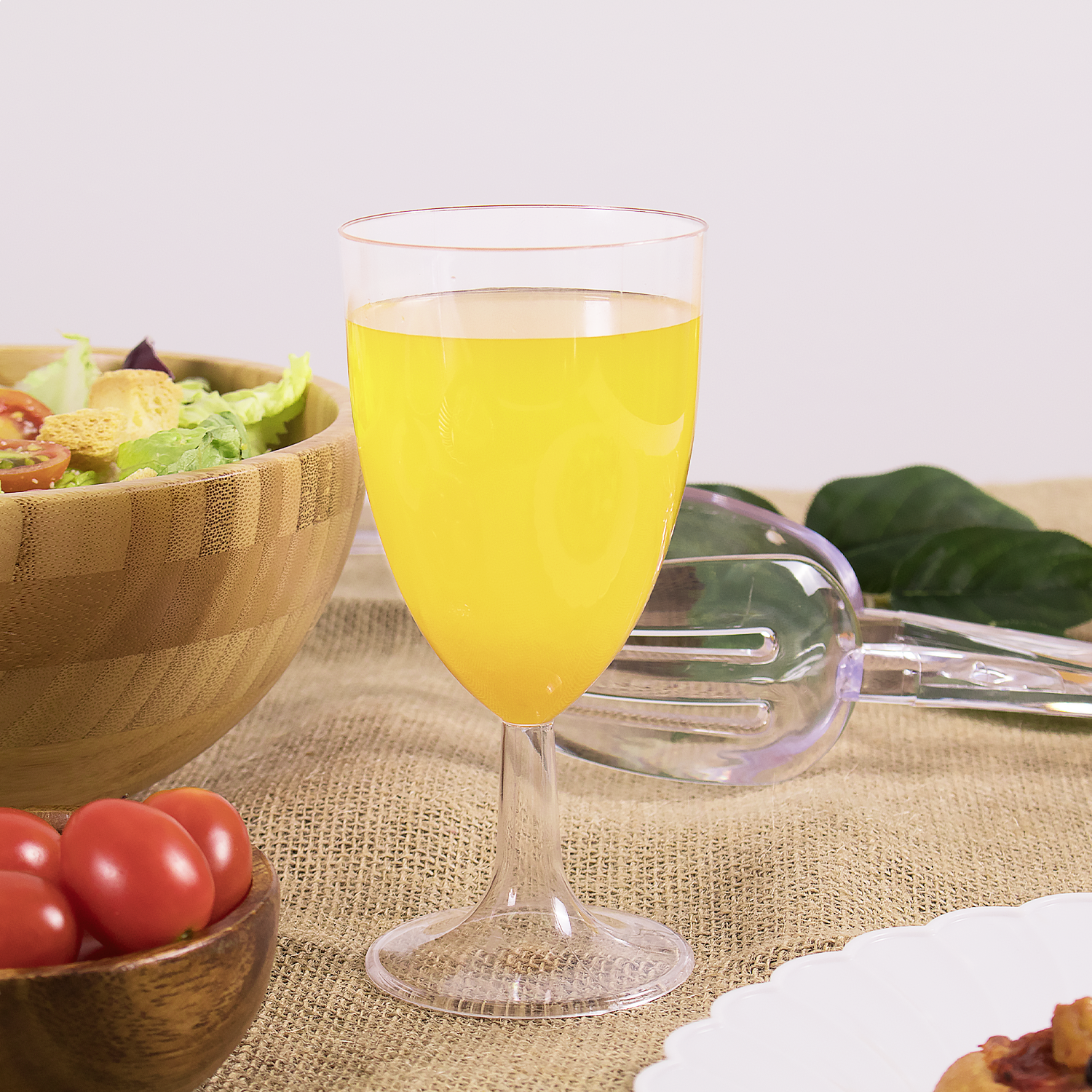 Wholesale 8oz PS Plastic Wine Cup - 100 ct