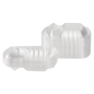 Wholesale OPS Lid for 36oz PP Plastic Microwaveable Black Take Out Box, 3 Compartment - 300 ct