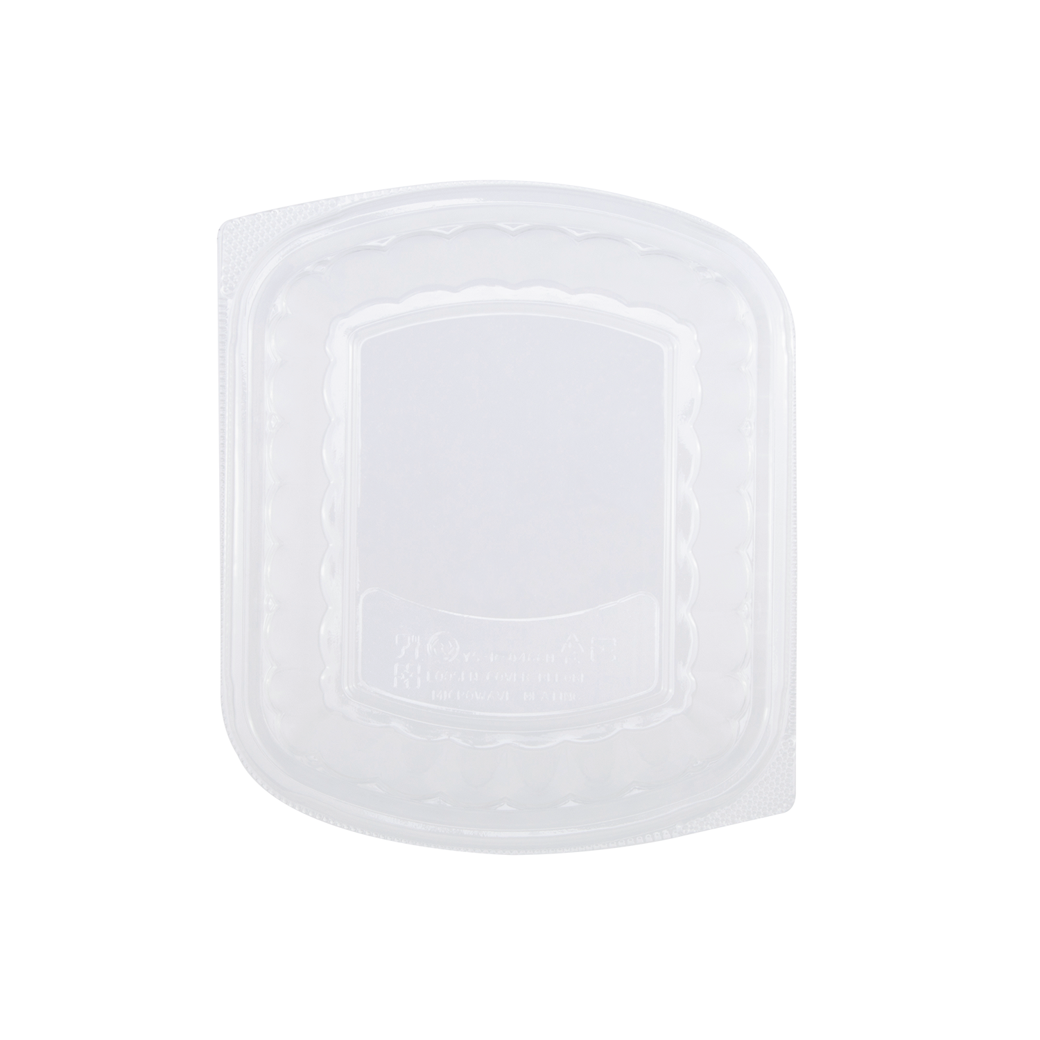 Wholesale OPS Lid for 36oz PP Plastic Microwaveable Black Take Out Box - 300 ct