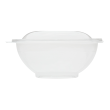 Load image into Gallery viewer, Wholesale 24oz Round PET Plastic Salad Bowls with Lids - 300 ct
