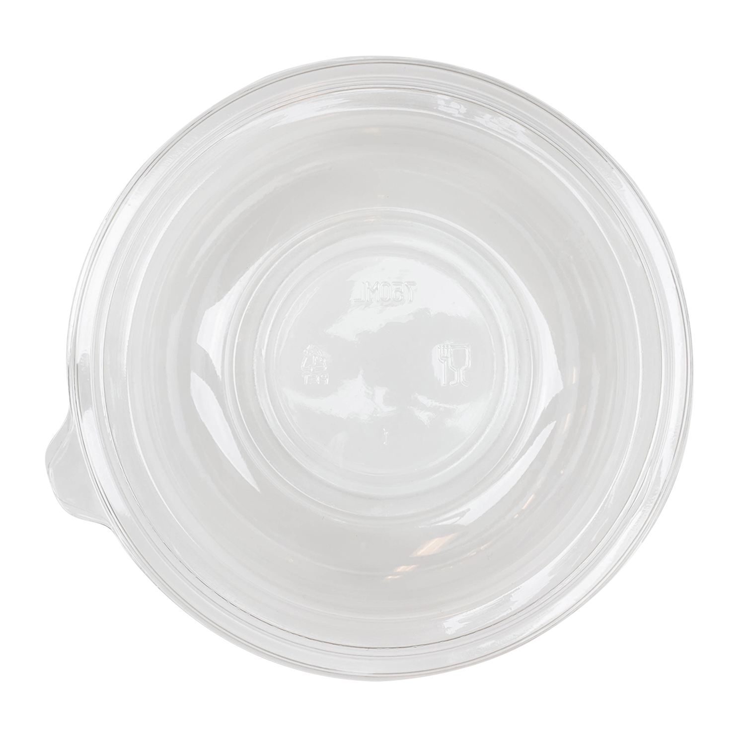 Wholesale 24oz PET Plastic Salad Bowl - 300 ct
