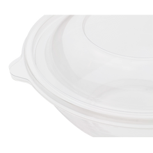 Load image into Gallery viewer, Wholesale 24oz Round PET Plastic Salad Bowls with Lids - 300 ct

