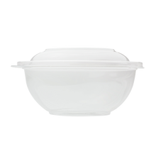 Load image into Gallery viewer, Wholesale 32oz Round PET Plastic Salad Bowls with Lids - 300 ct
