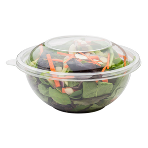 Wholesale 32oz PET Plastic Salad Bowl - 300 ct