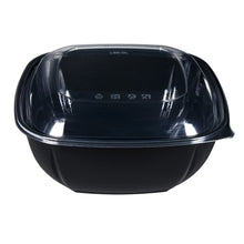 Load image into Gallery viewer, Wholesale 160 oz PET Square Bowl Black - 50 ct
