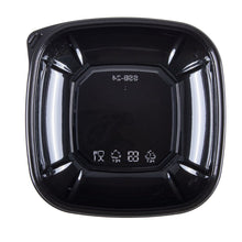 Load image into Gallery viewer, Wholesale 24 oz PET Square Bowl Black - 300 ct
