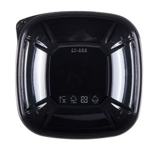 Load image into Gallery viewer, Wholesale 32 oz PET Square Bowl Black - 300 ct
