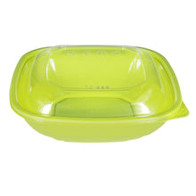 Load image into Gallery viewer, Wholesale 32 oz PET Square Bowl Green - 300 ct
