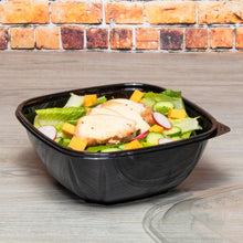 Load image into Gallery viewer, Wholesale 48 oz PET Square Bowl Black - 300 ct
