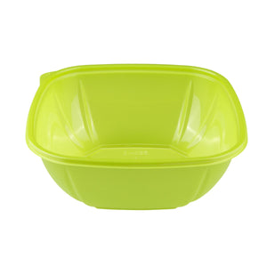 Wholesale 48 oz PET Square Bowl Green - 300 ct