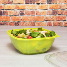Load image into Gallery viewer, Wholesale 48 oz PET Square Bowl Green - 300 ct
