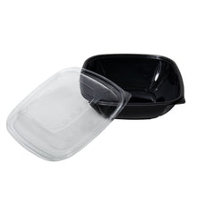 Load image into Gallery viewer, Wholesale 64 oz PET Square Bowl Black - 150 ct
