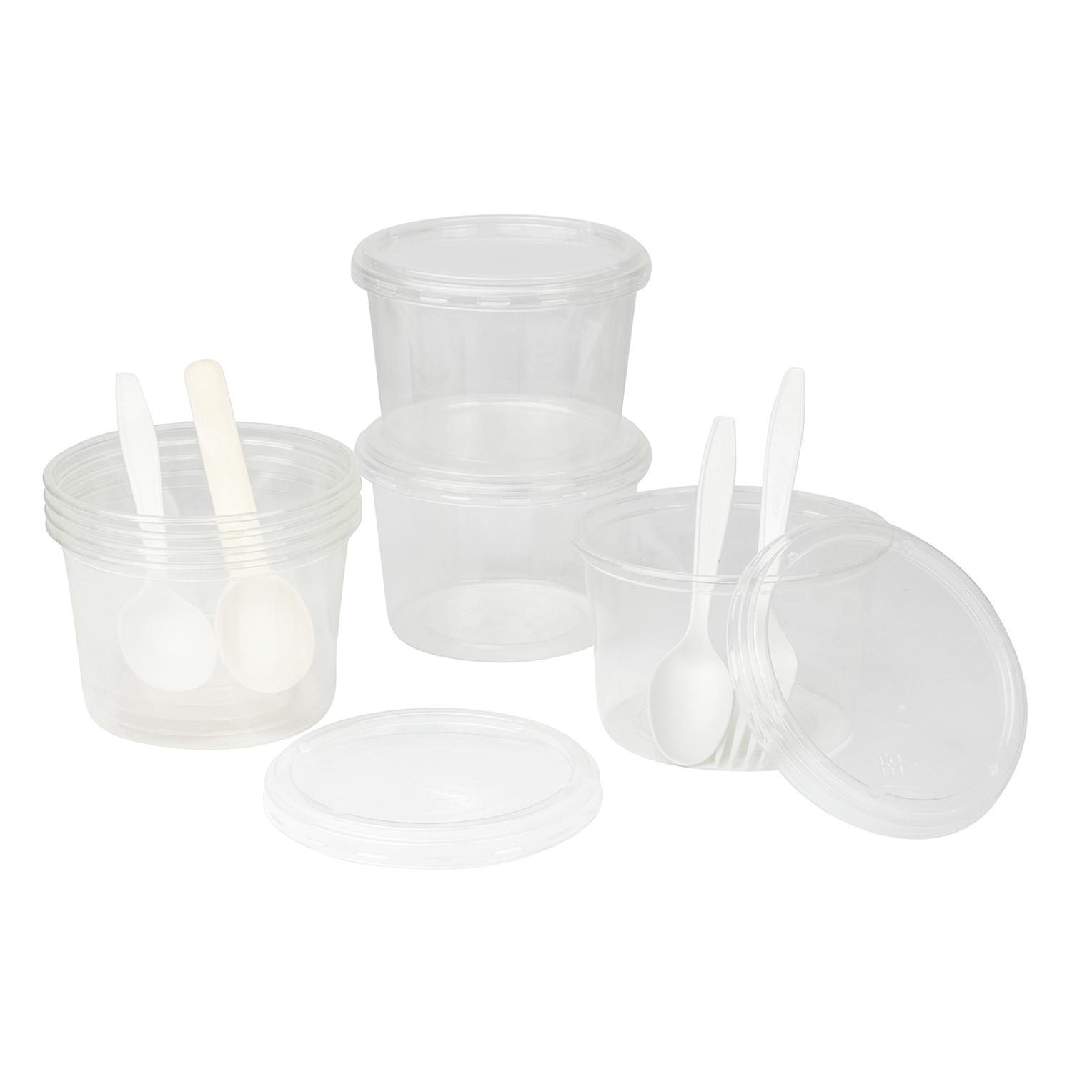 Wholesale 16oz Eco-Friendly PLA Round Deli Container - 500 ct