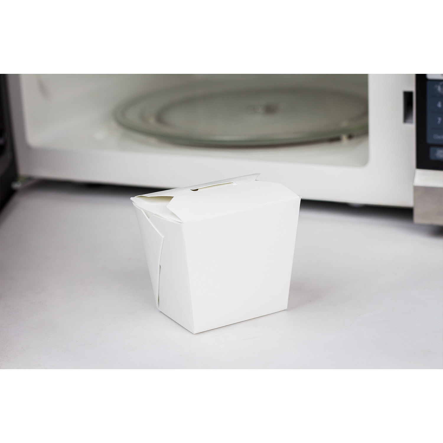 Wholesale 16oz Food Pail / Paper Take-out Container White - 450 ct