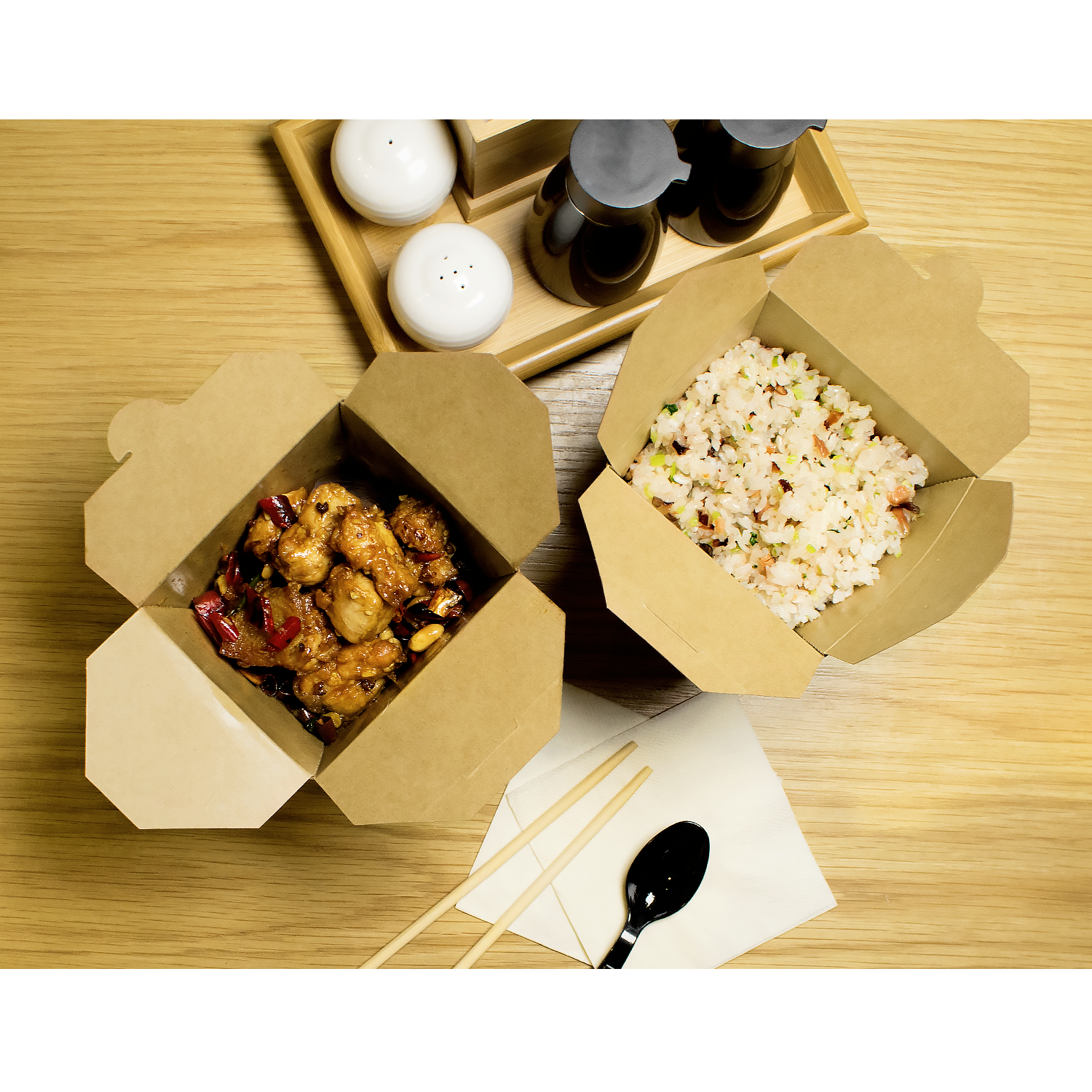 Wholesale 32oz Food Pail / Paper Take-out Container- Kraft - 450 ct