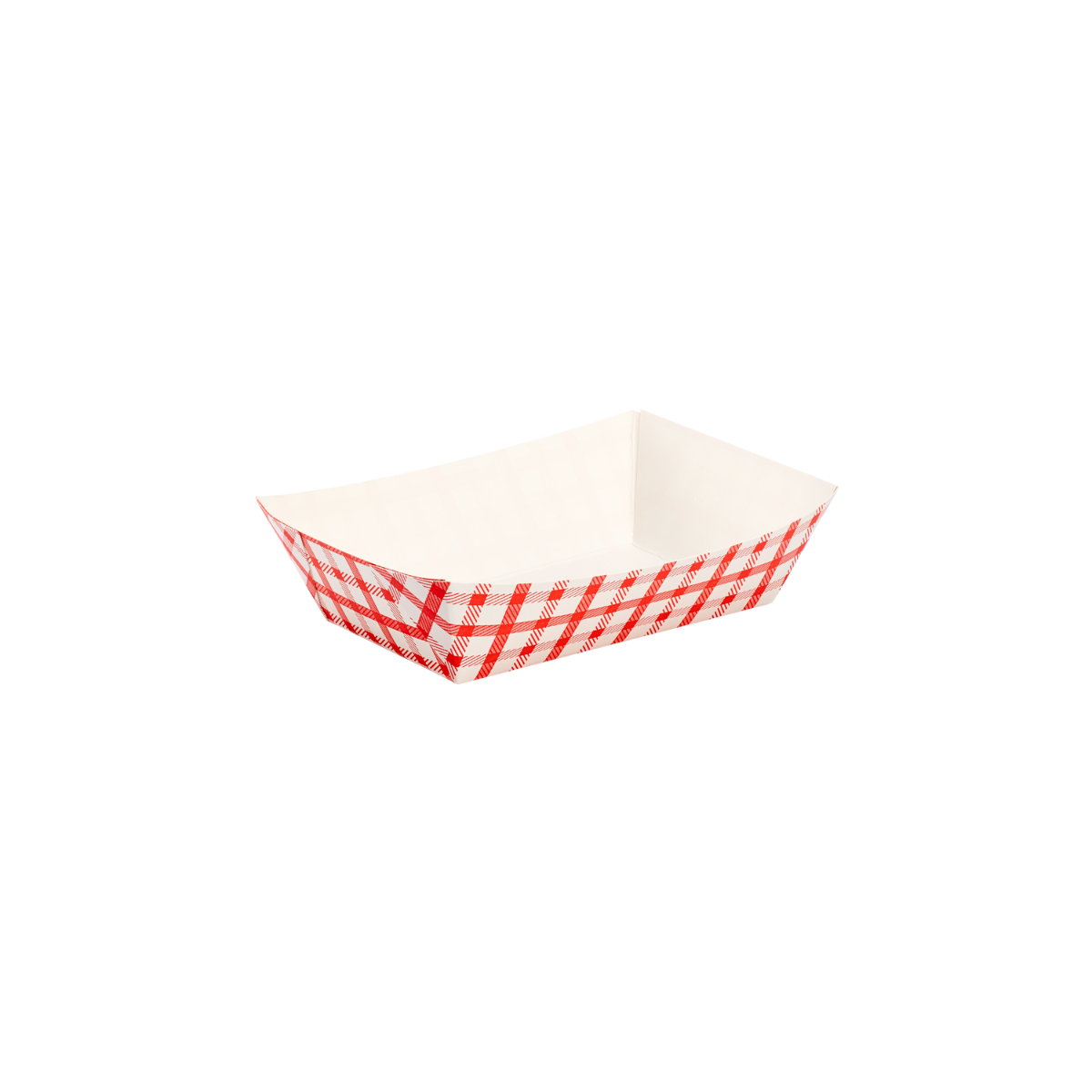 Wholesale Food Tray - Shepherd's Check Red - 2.0 lb - 1,000 ct