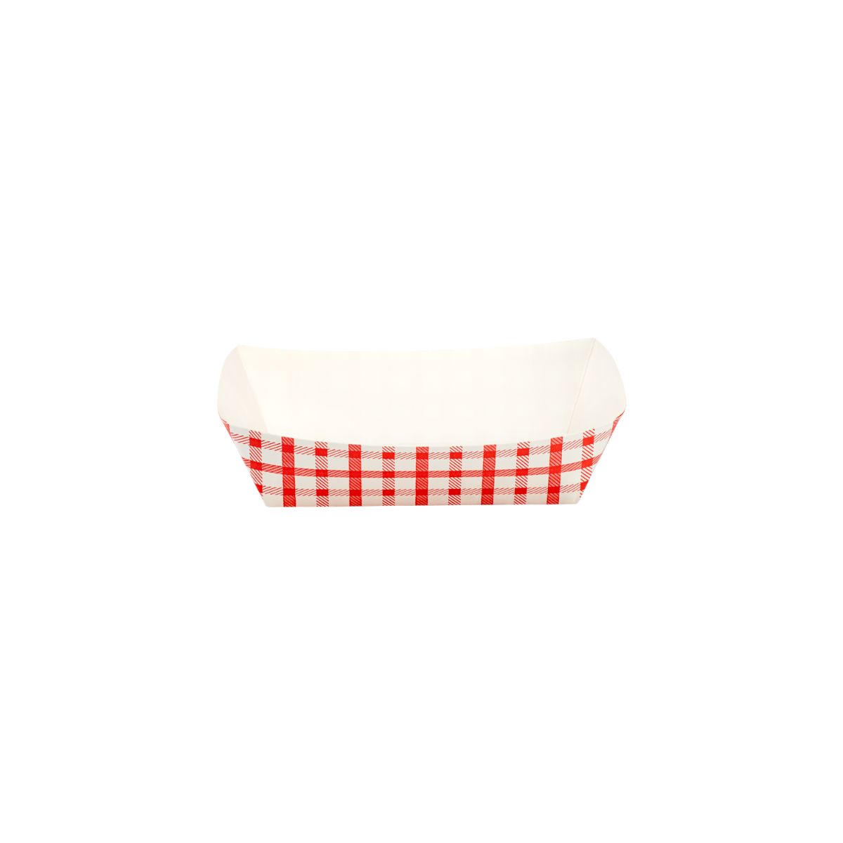 Wholesale Food Tray - Shepherd's Check Red - 2.0 lb - 1,000 ct