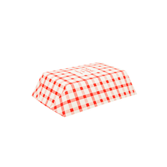 Wholesale Food Tray - Shepherd's Check Red - 2.0 lb - 1,000 ct