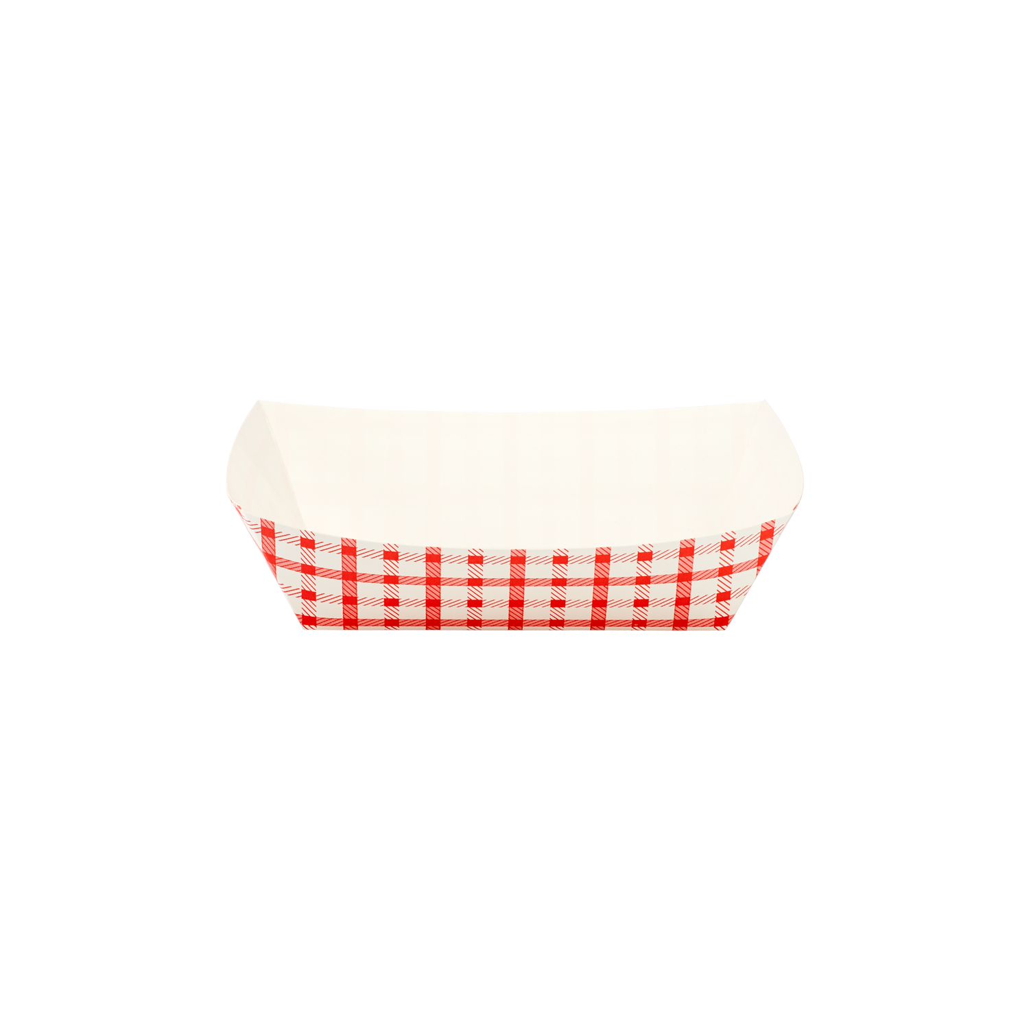 Wholesale Food Tray - Shepherd's Check Red - 2.5 lb - 500 ct